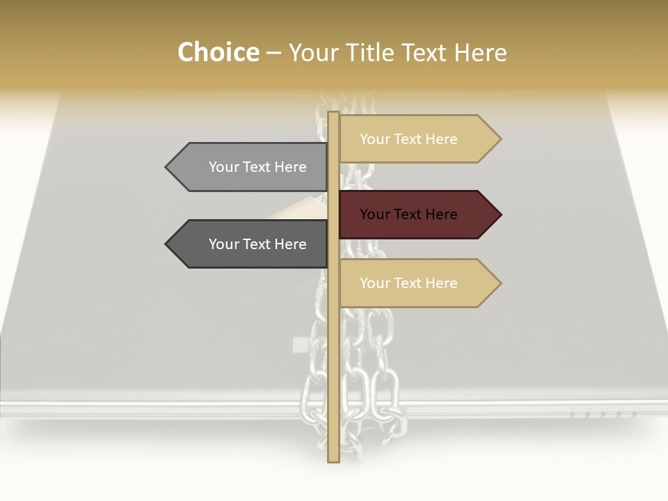 Metaphor Office Closeup PowerPoint Template