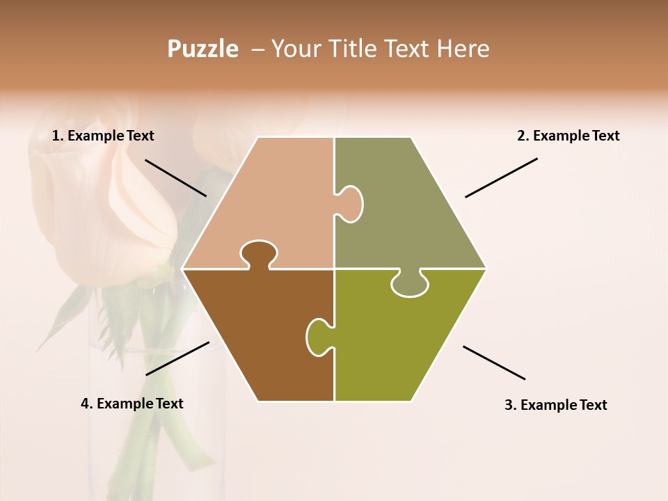 Pastel Colored Petal PowerPoint Template