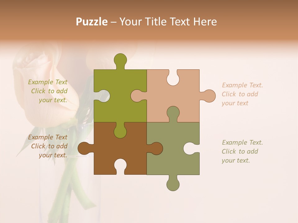 Pastel Colored Petal PowerPoint Template