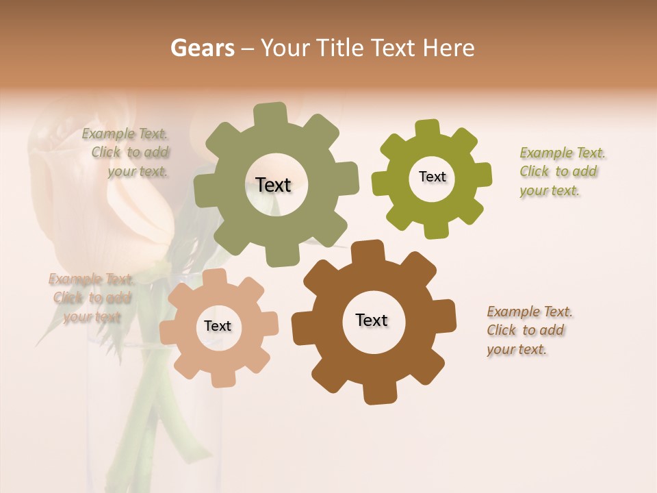 Pastel Colored Petal PowerPoint Template
