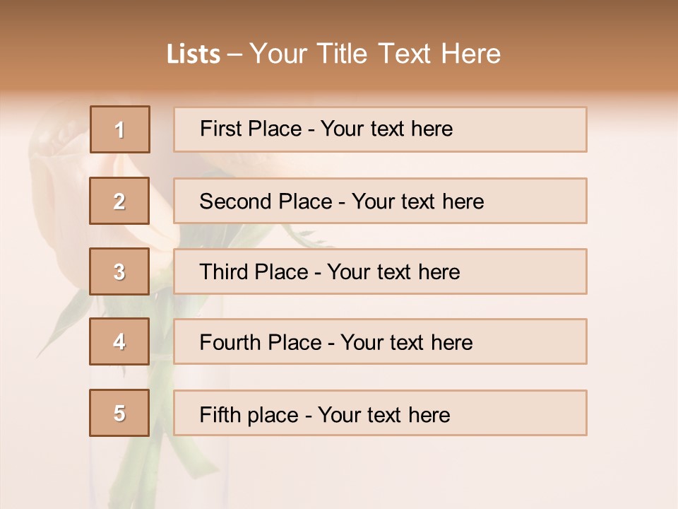 Pastel Colored Petal PowerPoint Template