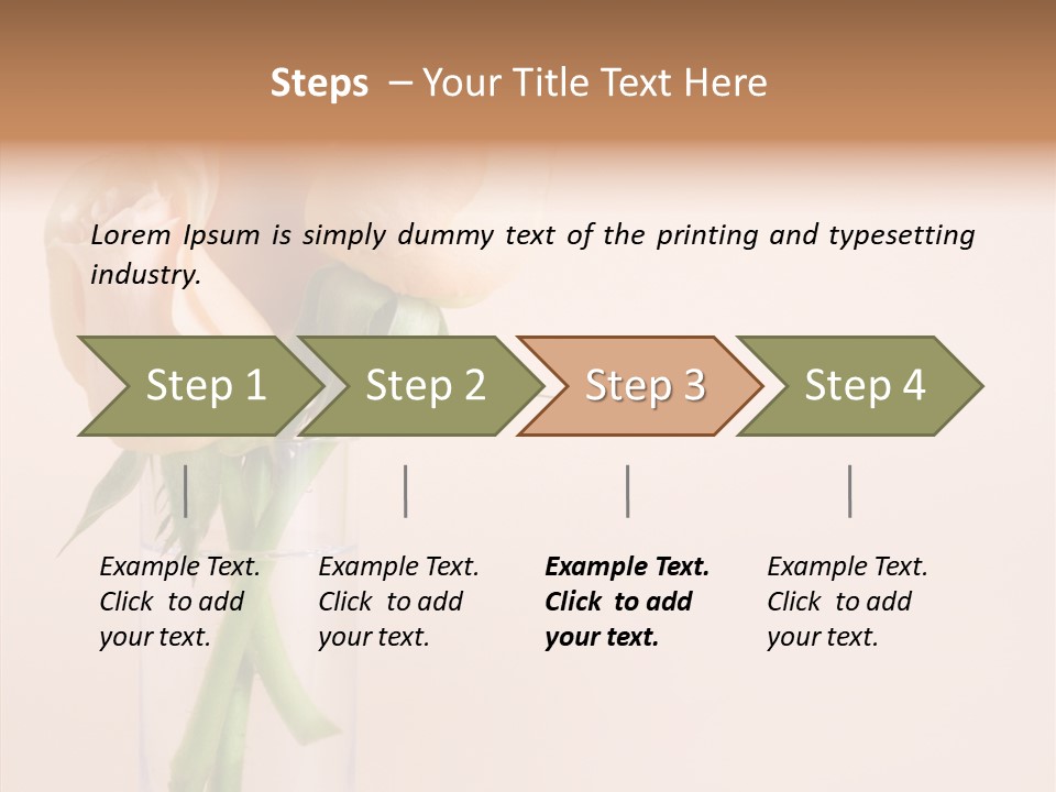 Pastel Colored Petal PowerPoint Template