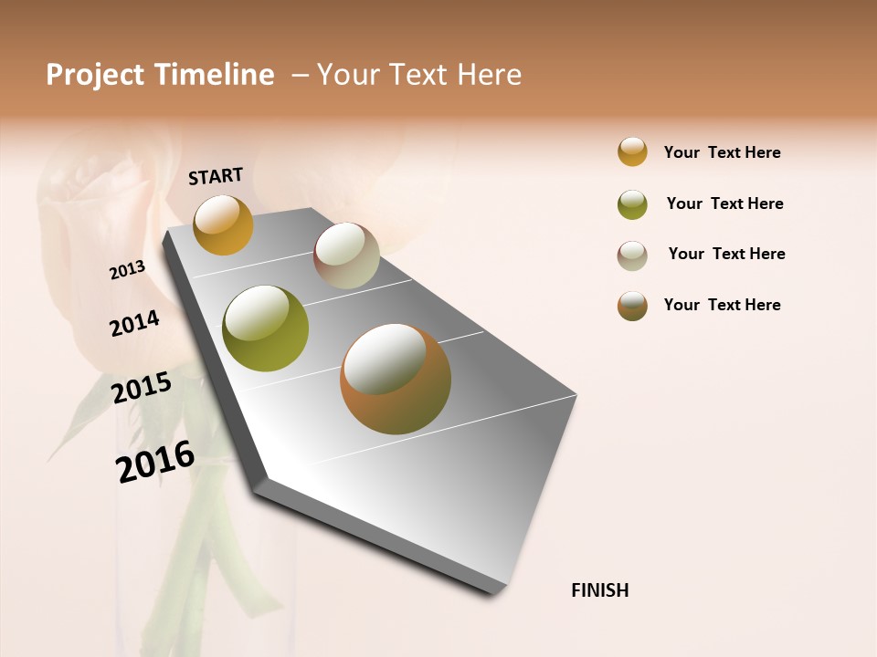Pastel Colored Petal PowerPoint Template