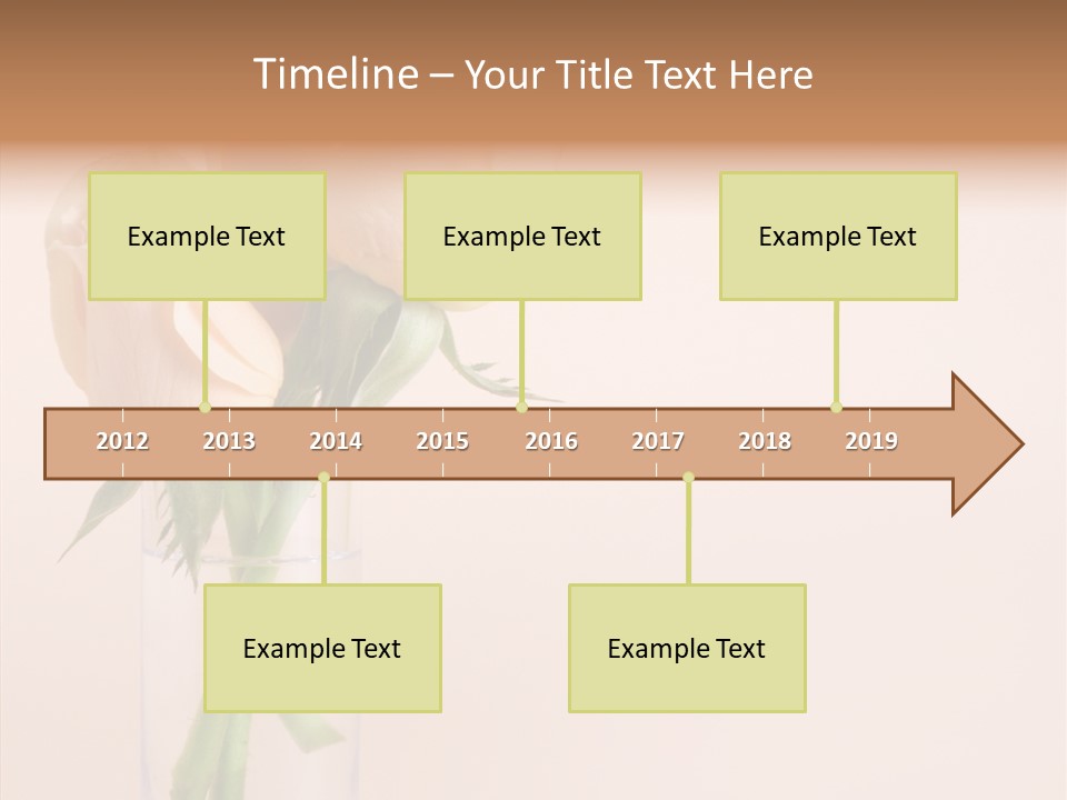 Pastel Colored Petal PowerPoint Template