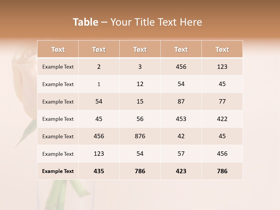 Pastel Colored Petal PowerPoint Template