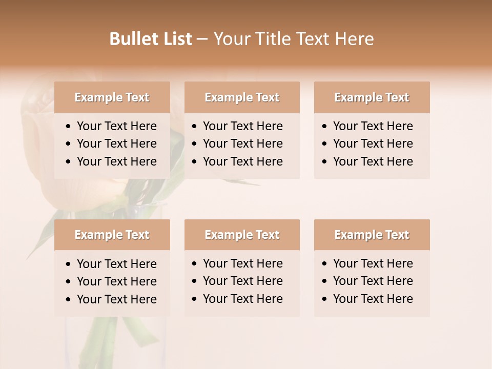 Pastel Colored Petal PowerPoint Template