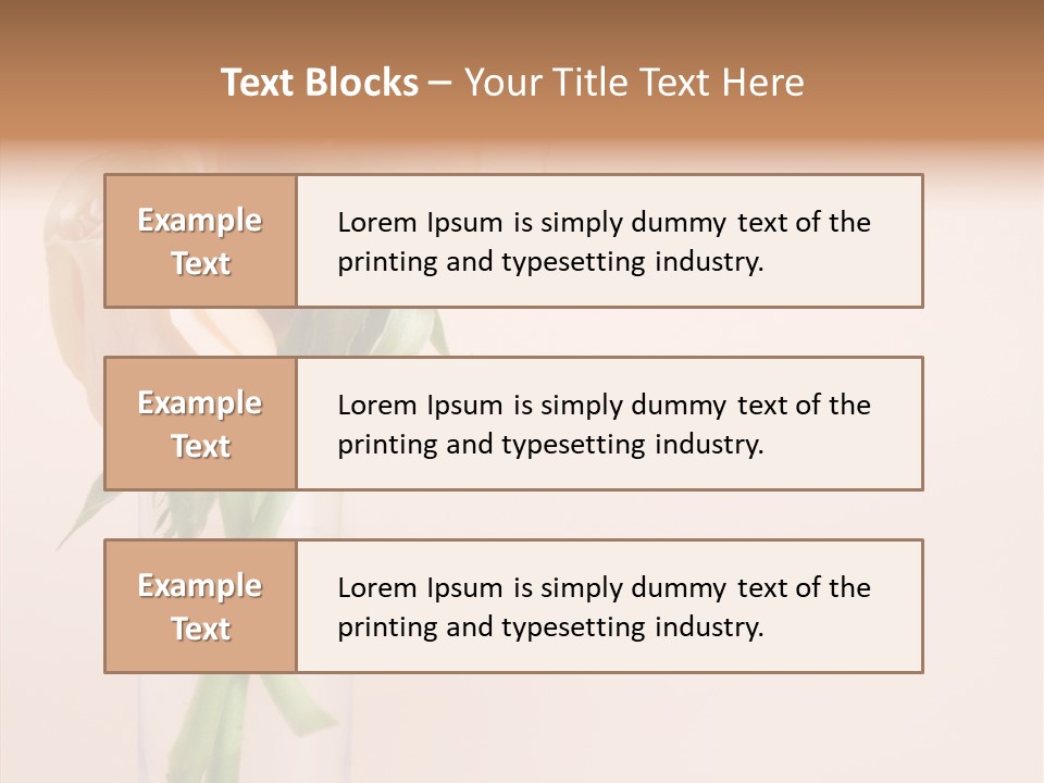 Pastel Colored Petal PowerPoint Template