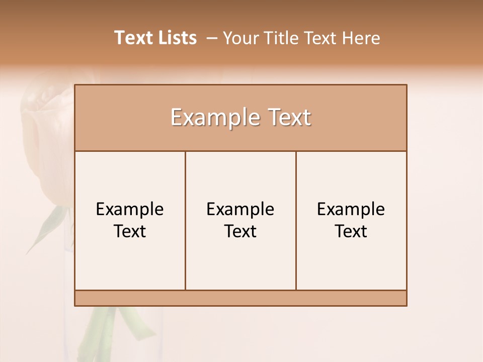 Pastel Colored Petal PowerPoint Template