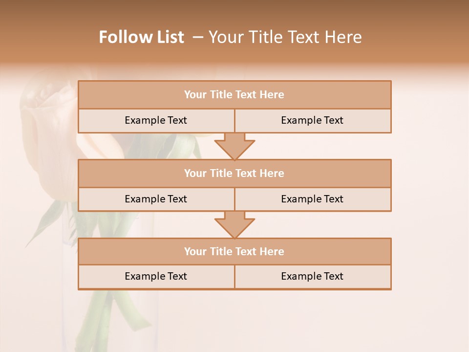 Pastel Colored Petal PowerPoint Template
