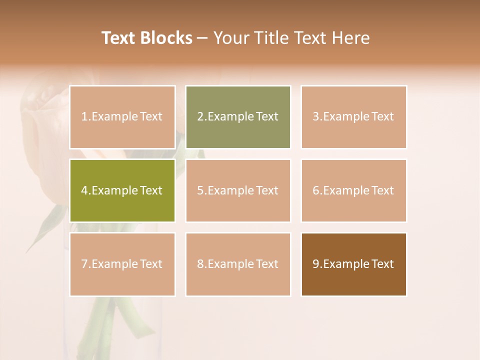 Pastel Colored Petal PowerPoint Template