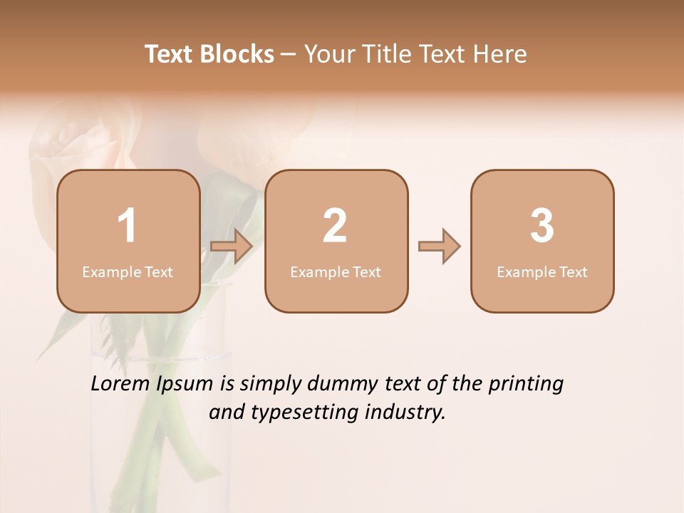 Pastel Colored Petal PowerPoint Template