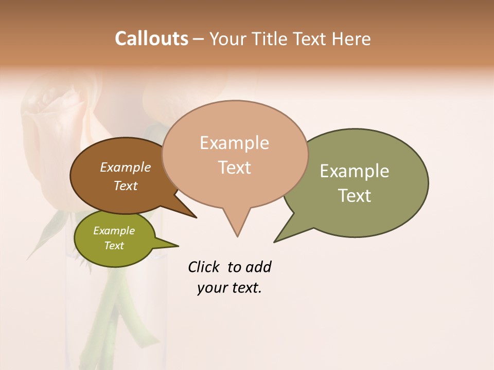 Pastel Colored Petal PowerPoint Template