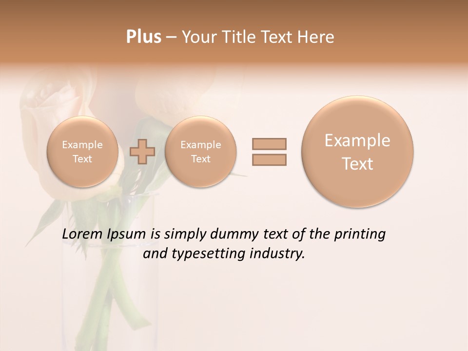 Pastel Colored Petal PowerPoint Template