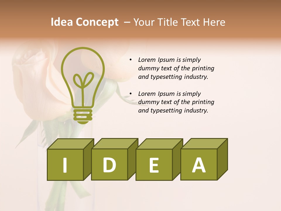 Pastel Colored Petal PowerPoint Template