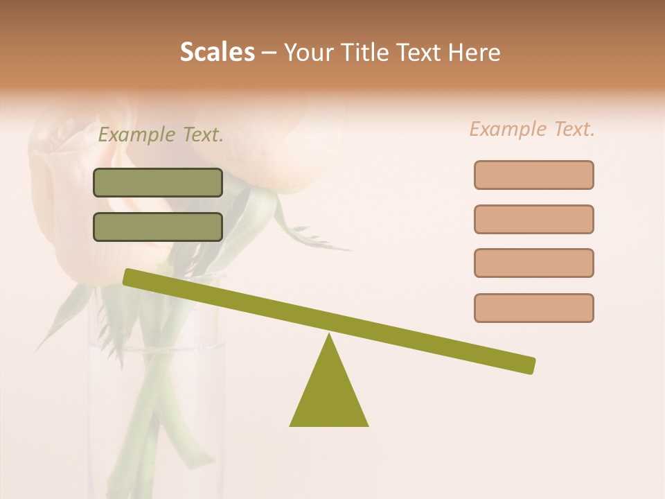 Pastel Colored Petal PowerPoint Template