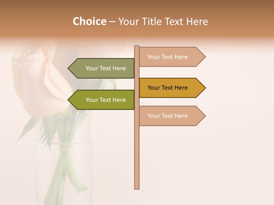 Pastel Colored Petal PowerPoint Template
