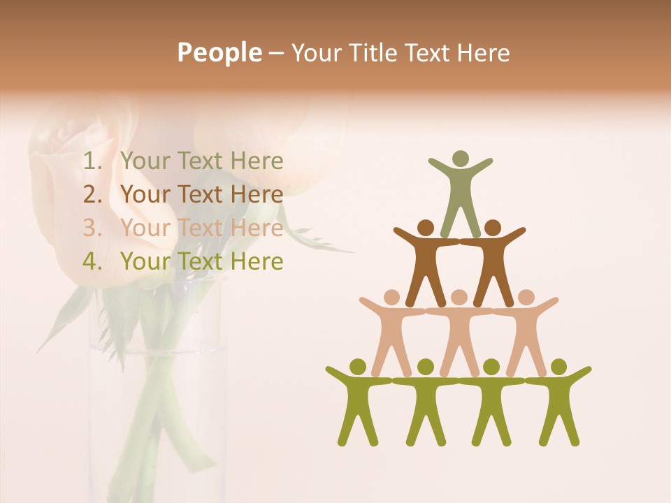 Pastel Colored Petal PowerPoint Template