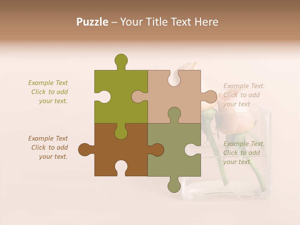 Elegance Pattern Romance PowerPoint Template