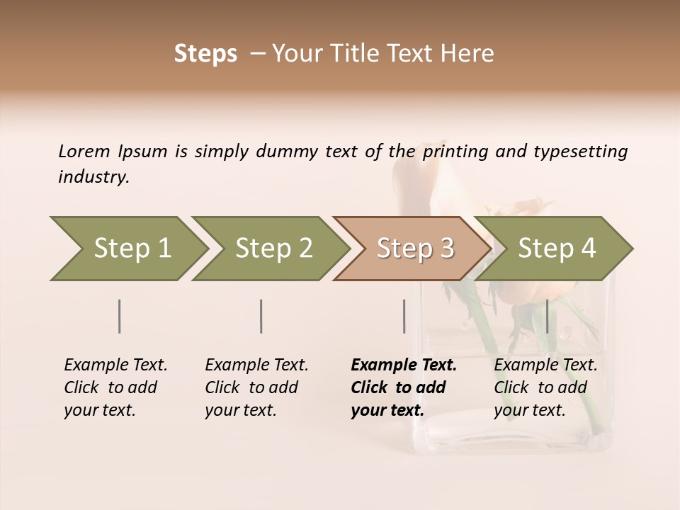 Elegance Pattern Romance PowerPoint Template