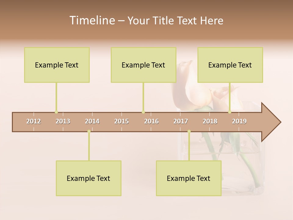 Elegance Pattern Romance PowerPoint Template