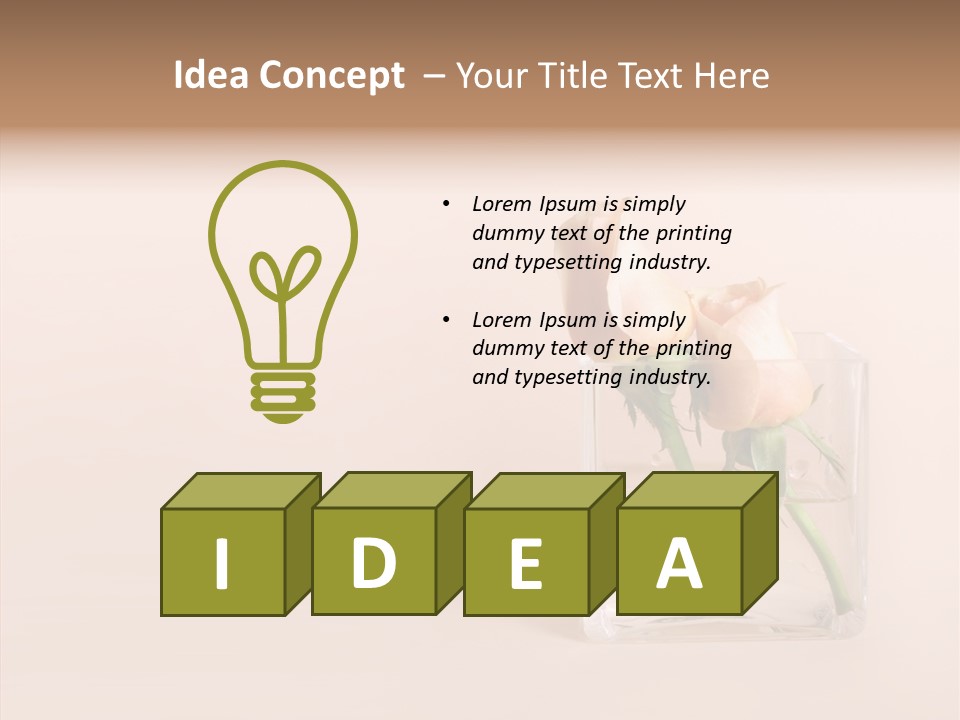 Elegance Pattern Romance PowerPoint Template