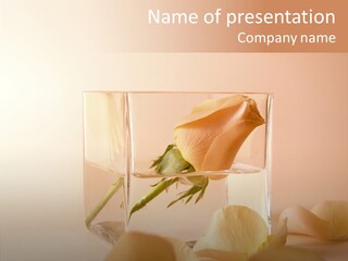 Head Floral Scented PowerPoint Template