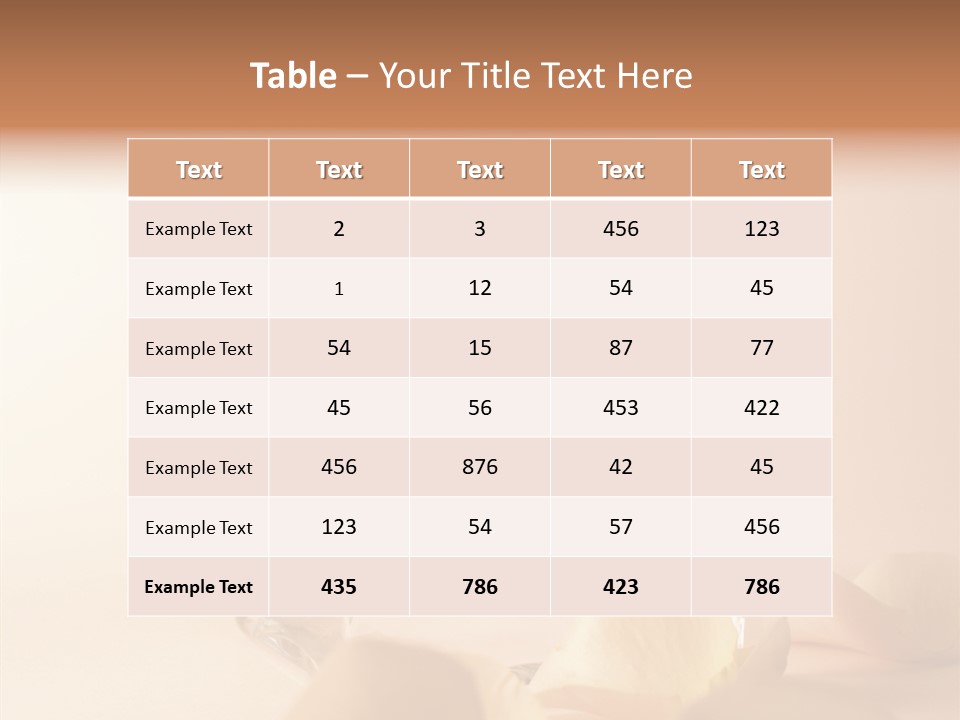 Head Floral Scented PowerPoint Template