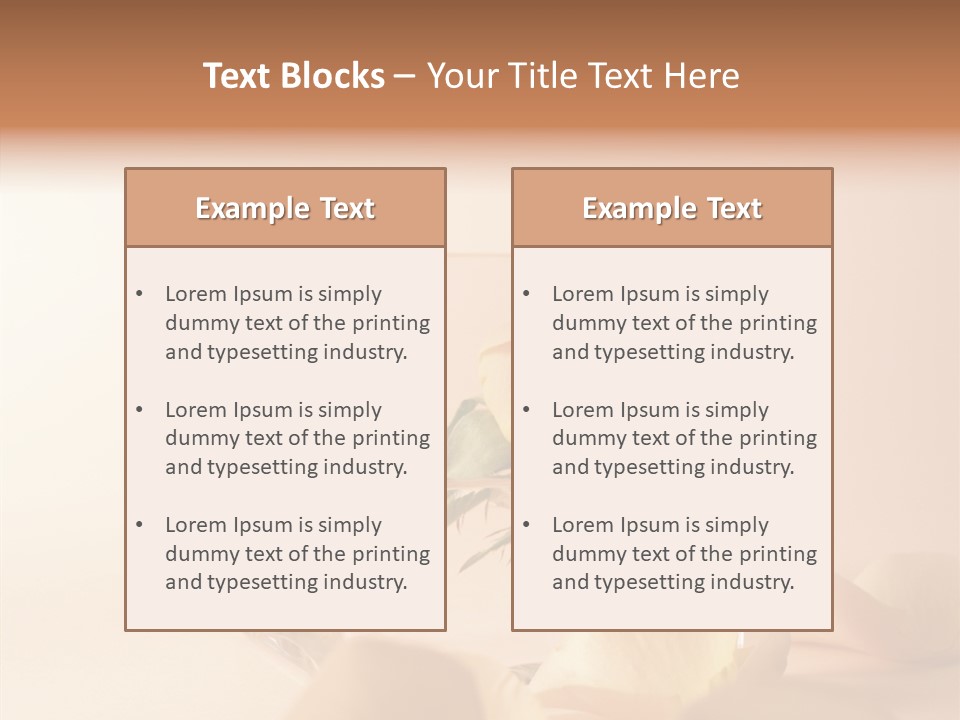 Head Floral Scented PowerPoint Template