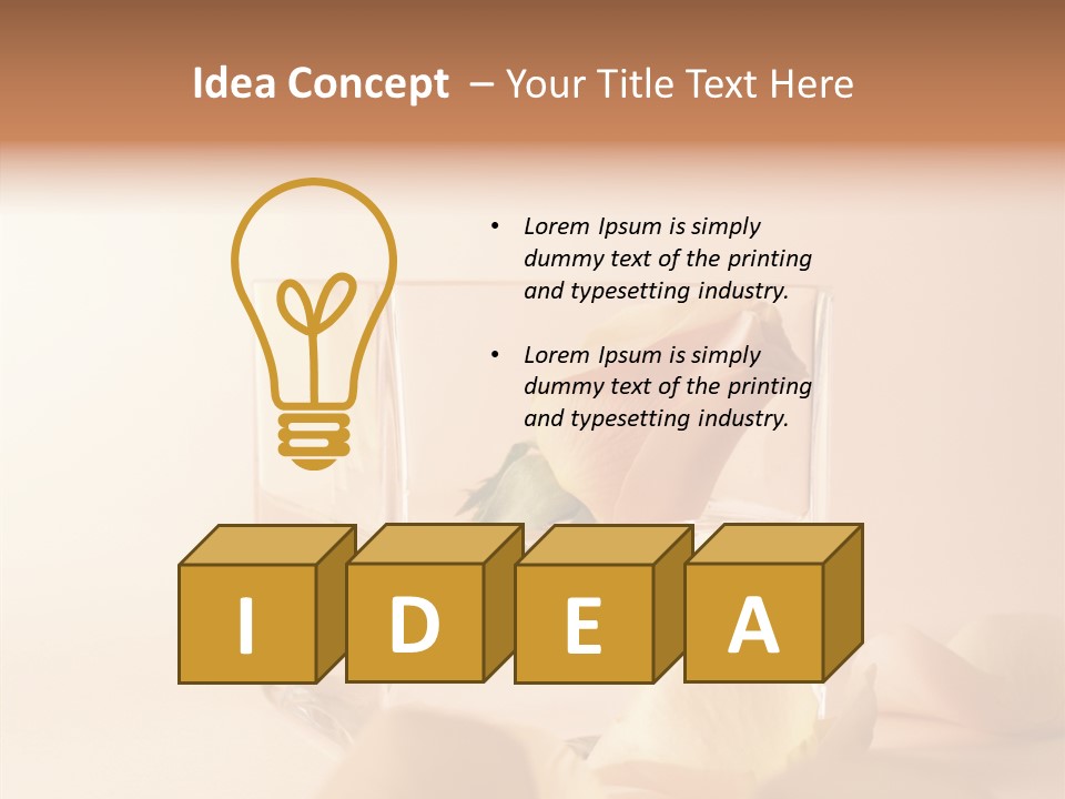 Head Floral Scented PowerPoint Template