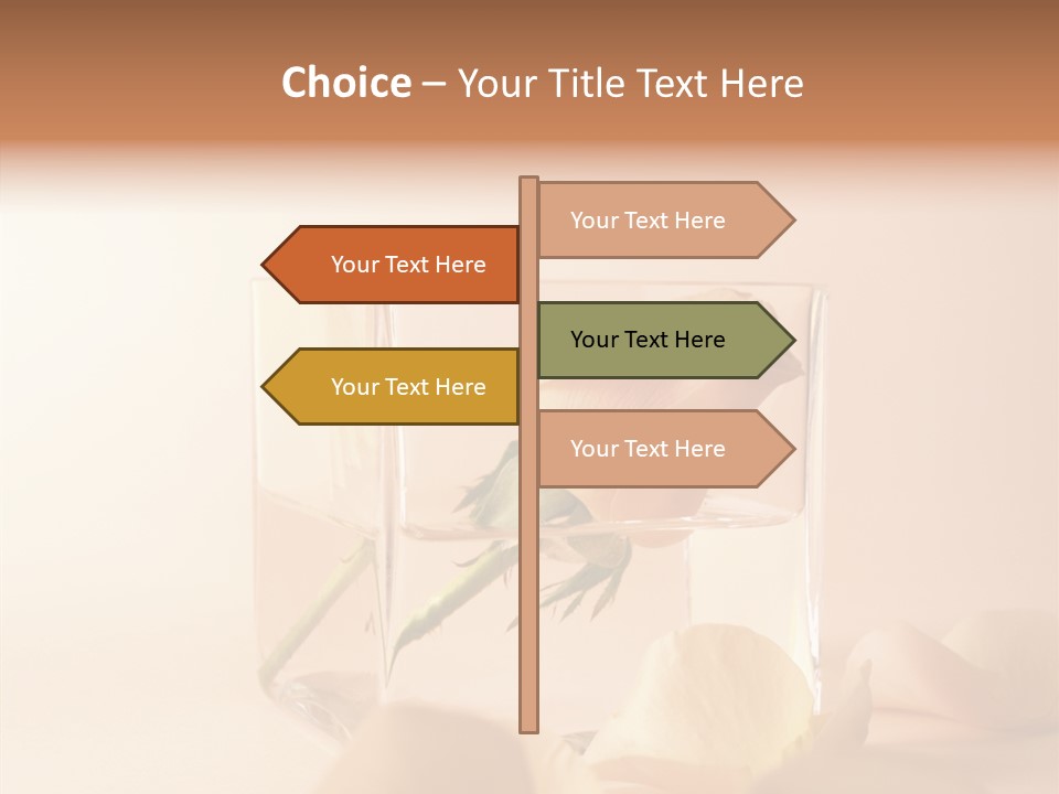 Head Floral Scented PowerPoint Template