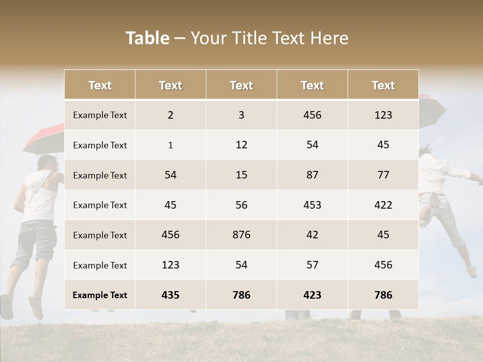 Leisure Partner Day PowerPoint Template