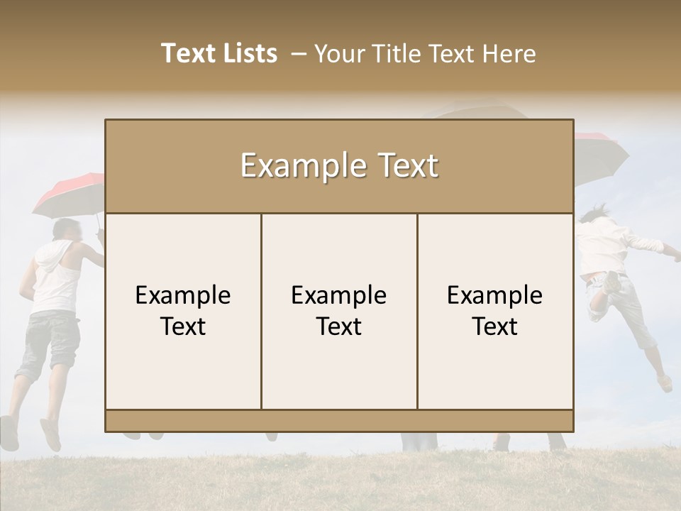 Leisure Partner Day PowerPoint Template