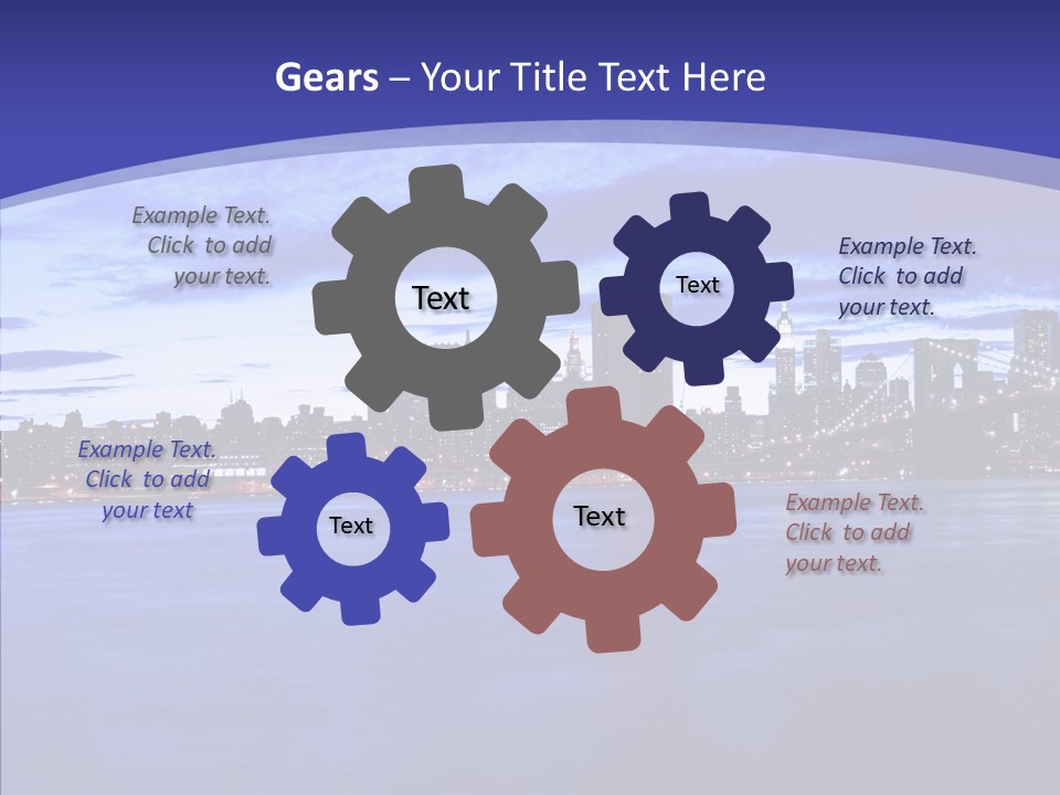 Sky Scenery Night PowerPoint Template