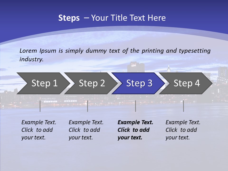 Sky Scenery Night PowerPoint Template