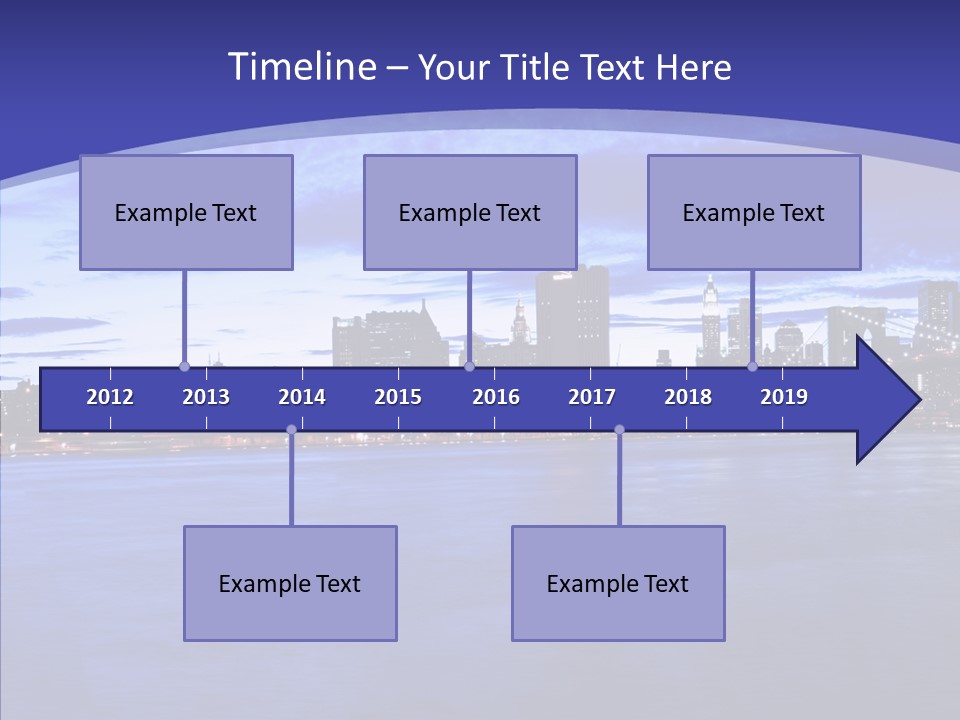 Sky Scenery Night PowerPoint Template