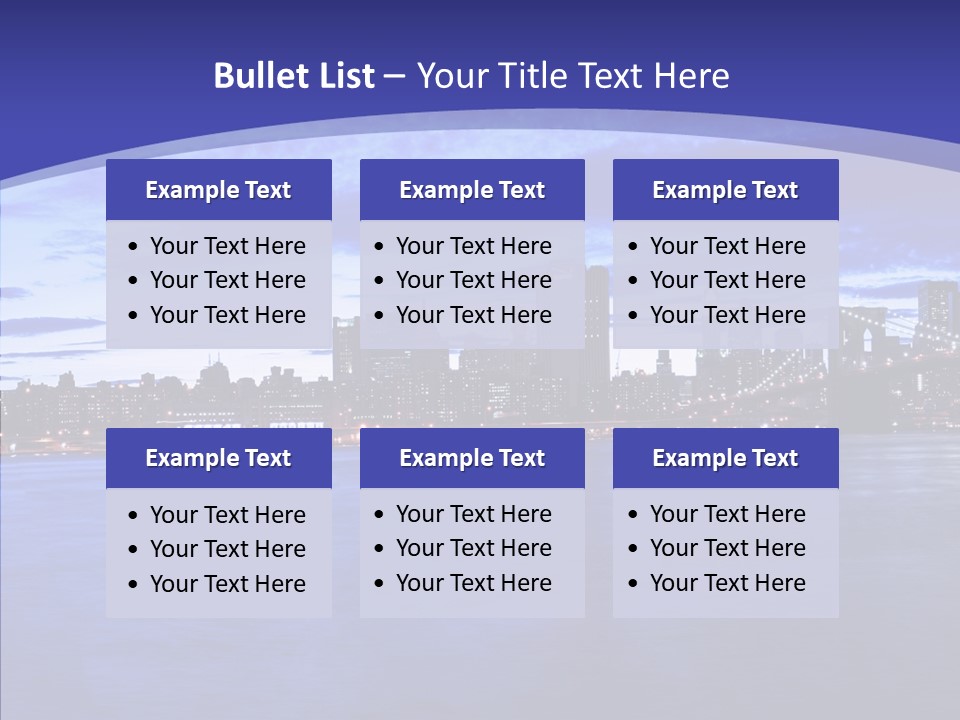 Sky Scenery Night PowerPoint Template