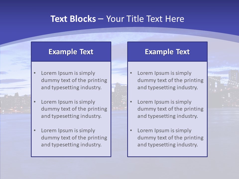 Sky Scenery Night PowerPoint Template