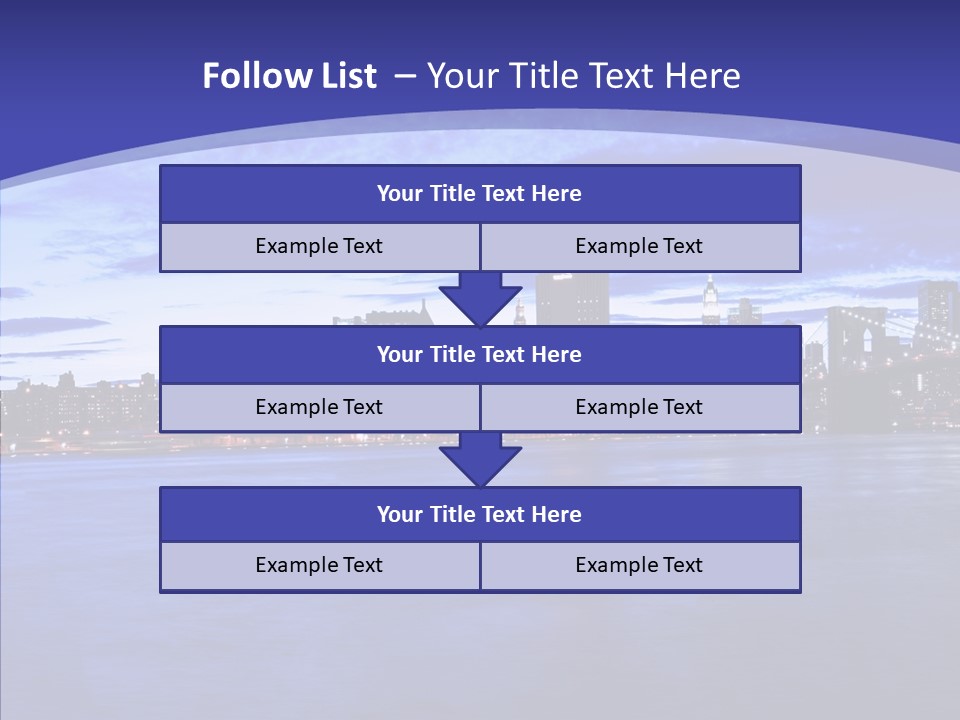 Sky Scenery Night PowerPoint Template