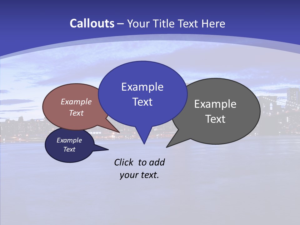 Sky Scenery Night PowerPoint Template