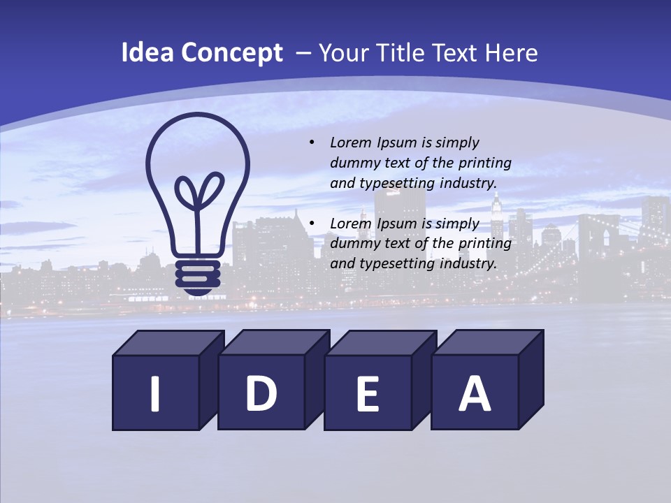 Sky Scenery Night PowerPoint Template