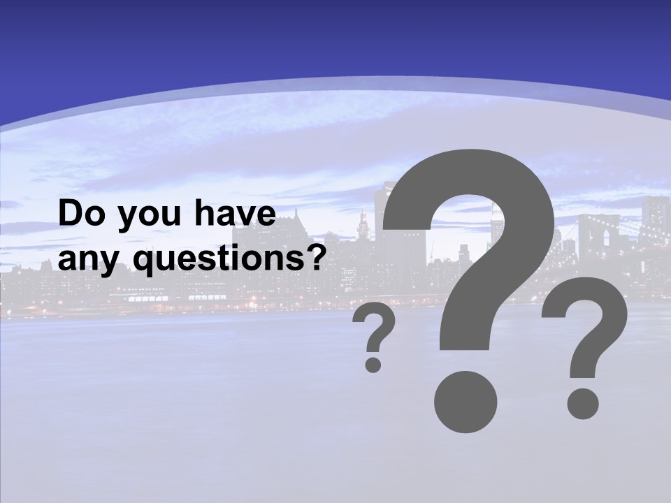 Sky Scenery Night PowerPoint Template