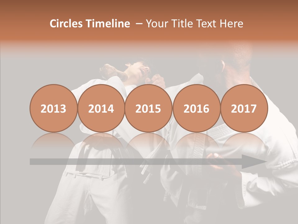 Kumite Young Block PowerPoint Template