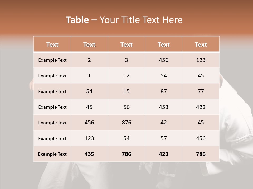 Kumite Young Block PowerPoint Template