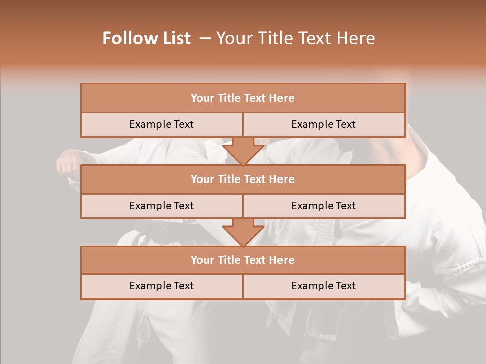 Kumite Young Block PowerPoint Template
