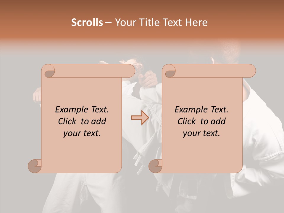 Kumite Young Block PowerPoint Template
