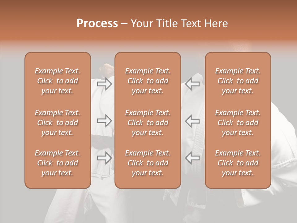 Kumite Young Block PowerPoint Template