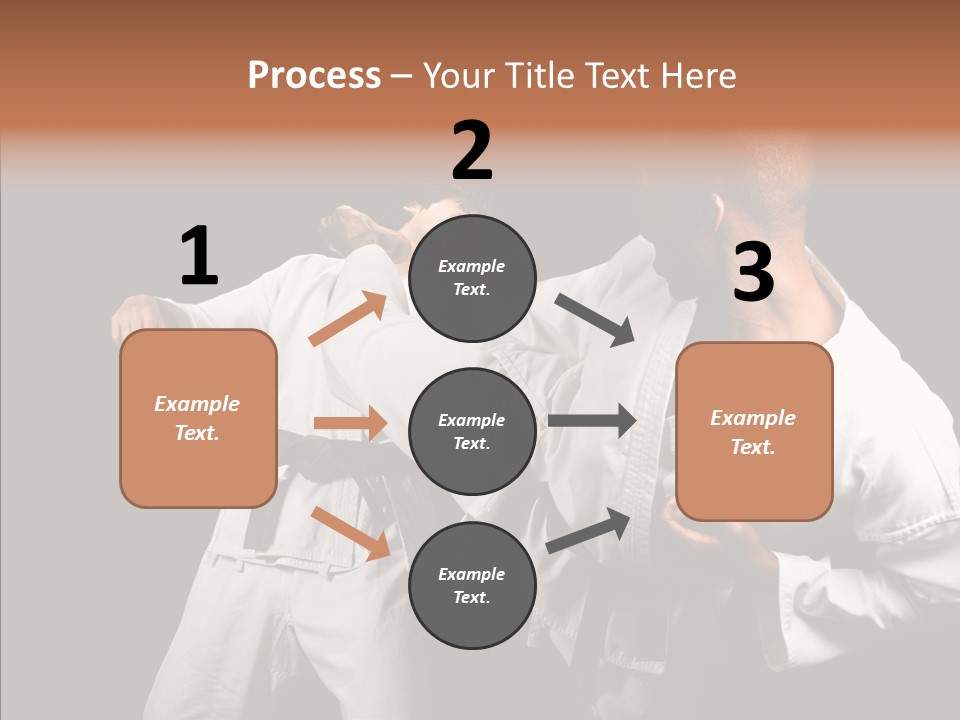 Kumite Young Block PowerPoint Template
