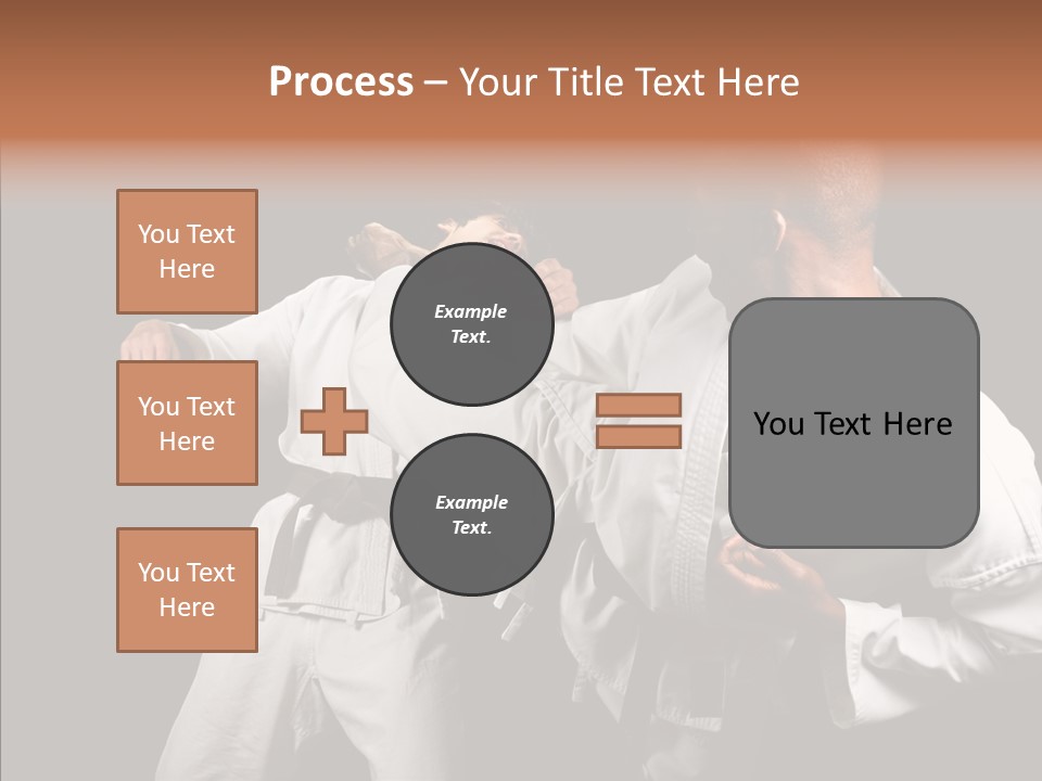 Kumite Young Block PowerPoint Template
