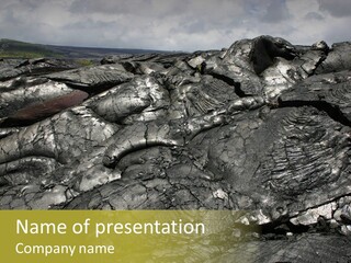 Island Mauna Lava PowerPoint Template