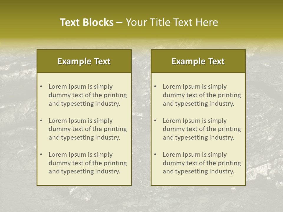 Island Mauna Lava PowerPoint Template